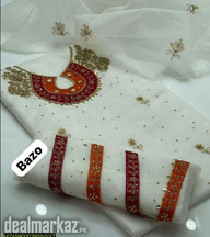 • Material: Organza • Pattern: Embroidered • Shirt: Embroidered •
