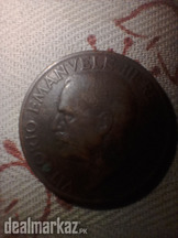 Old Italian Coin of 1926 10¢ of Vittorio