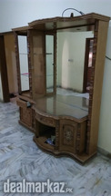 Used Dressing + Show case with lots of draws