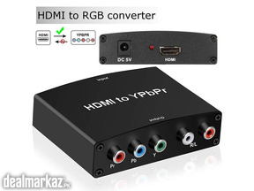 HDMI to YPbPr Converter , Aluminum 1080P HDMI in Component Out Convert