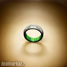 Handmade Damascus Ring - Ideal for Engagement, Wedding, For everyday