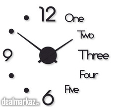 Beautiful dot digit wood wall clock