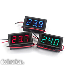 Digital DC Voltmeter 2 Wire 3-Digit LED Display Panel Volt Meter 5-120