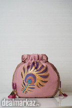 Handpainted Potli Bag - MJ by Madiha Jahangir