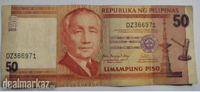 LIMAMPUNG PISO 50 rupess year 2009