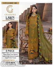 CHARIZMA 3 Pc 420 un stitched Embroided Lawn 2024