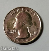 Liberty 1988 quarter dollar coin available