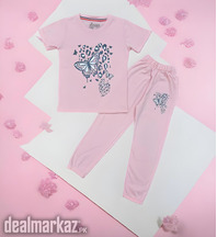 Butterfly printed t-shirt & trouser