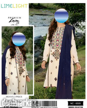 3,Pcs lawn unstitched embroidered suit