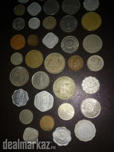 Old coins and currency notes