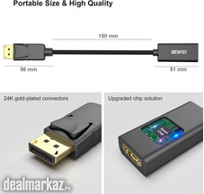 BENFEI 4K DisplayPort to HDMI Adapter, Uni-Directional DP 1.2 Computer