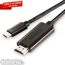 MROCIOA Usb C to Hdmi 2.0 Cable (4K@60Hz) 6 Feet