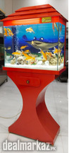 Red Wooden Aquarium