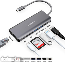Lenovo C109 USB-C Hub, Aluminum Type C Adapter With HDMI Port, Gigabit