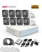 8 CCTV Cameras Package – Hikvision 1080P – 2MP