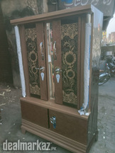2 door steel pipe almari