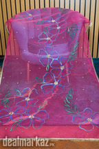 Buy Bubble Pink Organza Dupatta - MJ by Madiha Jahangir