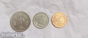 Pakistani Rare Old Coins - 2 Paisa, 25 and 50 Paisa Coins