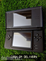 BLACK Nintendo DS Lite Charger 7k+ Games Mario Pokemon Good Condition