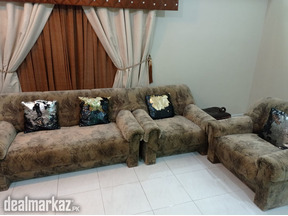 4 Seater Sofa Set and TV Trolly (Deco Paint)