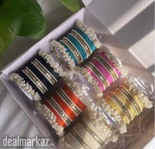 Trending Pearls and Velvet Bangles