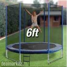 6FT Trampoline for Kids with Enclosure Net