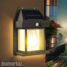 New Solar Tungsten Filament Wall Lamp Waterproof Intelligent Induction
