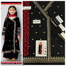 Maira B Kids 3 pieces lawn Dupeta Net 2 yard