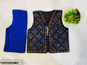 Womens Traditional Embroidered Waist Coat With Free Delievery.