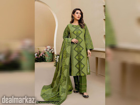 3 Pcs Women's Unstitched Masuri Khaddar Printed Suit ASK-07