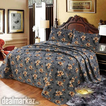 Royal linen bedspread-Floarl Printed 6Pcs