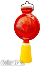 Solar Power Warning Light Install at Traffic Cone available