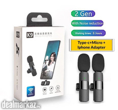 K9 WirelessVlogging Rechargable Microphone