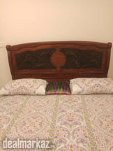 King size double bed with Spring mattress