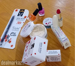 Miss Rose Deal 7 In 1 Miss Rose Foundation – Loose Powder – Nail Polis