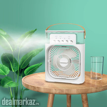 Portable Mini Electric Fan Air Conditioner Humidifier With LED light