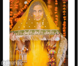 Nikkah / mayon/ mehndi stiched dupatta