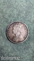 Victoria Empress 1900 silver coin (British India)
