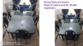 Dining Table Six-Chairs
