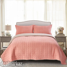 Bedspread Almada Powder Pink 220x240