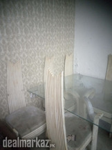 Wooden Dinning table /Dico paint off white colour/8 seater