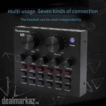 Live Sound Card, Second Generation V8 Bluetooth Computer, Live Broadca