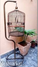 Small size Golden Round Hanging cage for sun conure, love birds