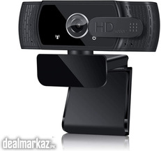 EyonMe W6 Webcam HD 1080P Web Camera with Mic USB PC Computer Webcam w