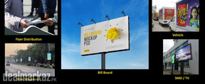 bill boards van pole streamers advertising