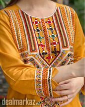 Mirror Work Embroidery 2Pcs