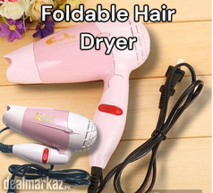 فولڈ ایبل شاندار 700w ہیئر ڈرائر- گلابی