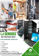 AC maintenance - Electric and Carpenter work - Rent A Car