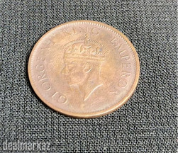 KING GEORGE VI 1941 British India Quarter Anna Coin