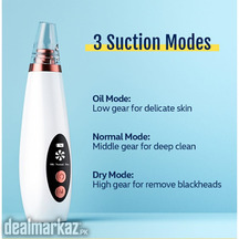 Multi-Functional Rechargeable 6 Suction Heads Blackhead Whitehead